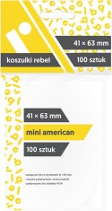 Koszulki na karty Rebel (41x63 mm) "Mini American", 100 sztuk