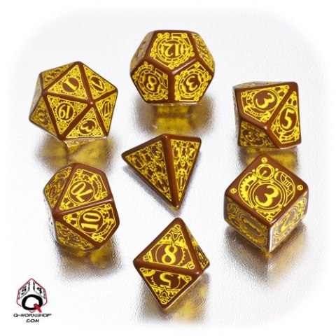 Komplet Steampunk - Brązowo-żółty Komplet Steampunk - Brązowo-żółty