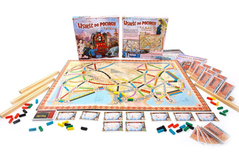 Wsiąść do Pociągu: Kolekcja Map 1 - Azja Wsiąść do Pociągu: Kolekcja Map 1 - Azja