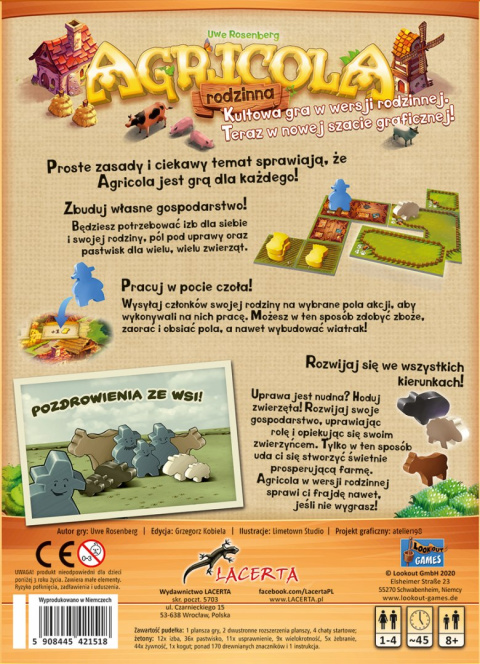 Agricola rodzinna pudełko Agricola rodzinna pudełko