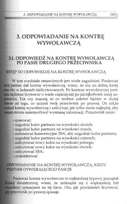 poradnik brydżowy kontra poradnik brydżowy kontra