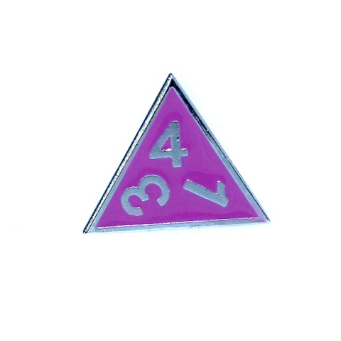 Komplet kości REBEL RPG - Metal - Tłoczona chromowana purpura Komplet kości REBEL RPG - Metal - Tłoczona chromowana purpura