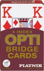 Karty Piatnik Opti - Brydż - 4 Duże Indeksy