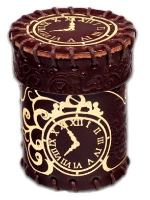 Kubek skórzany Steampunk brązowo-złoty Kubek skórzany Steampunk brązowo-złoty