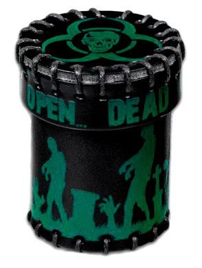 Kubek skórzany Zombie czarno-zielony Kubek skórzany Zombie czarno-zielony