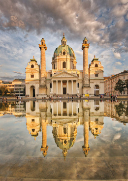 Puzzle Kościół Św. Karol w Wiedniu (1000 elementów)