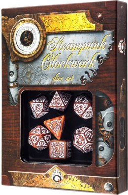 Komplet Steampunk - Clockwork - Karmelowo-Biały