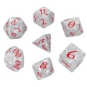 Komplet Kości Classic RPG Dice Set - Perłowo-czerwony