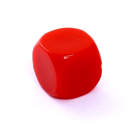 Kość REBEL matowa 6 Ścian - 16 mm - Bez symboli - Czerwona Kość REBEL matowa 6 Ścian - 16 mm - Bez symboli - Czerwona