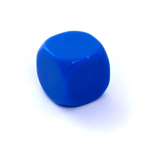 Kość REBEL matowa 6 Ścian - 16 mm - Bez symboli - Niebieska k6 Kość REBEL matowa 6 Ścian - 16 mm - Bez symboli - Niebieska k6