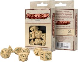 Komplet kości - Pathfinder: Playtest - Beżowo-zielony