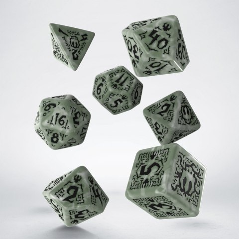 Komplet kości - Pathfinder: Tyrant's Grasp - Zielono-czarny Komplet kości - Pathfinder: Tyrant's Grasp - Zielono-czarny